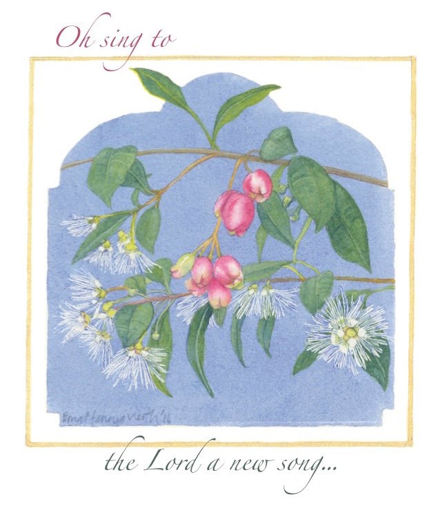 Christmas Card - Sing to the Lord a new song (lillypilly)